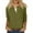 Army Green, variant on Utoimkio Women's 3/4 Sleeve Tops Casual Button Down Shirts for Women Loose Fit Casual Solid Color Blouses for Women