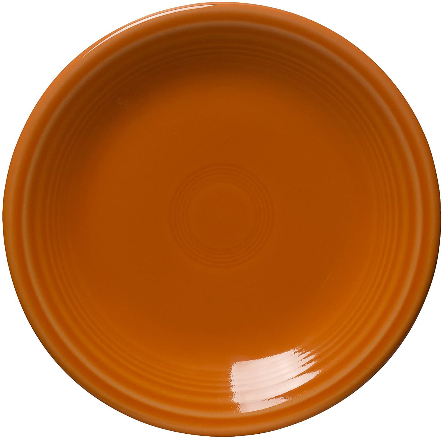 Original Bright Orange Color Dinner Serving Plate  by Homer Laughlin.