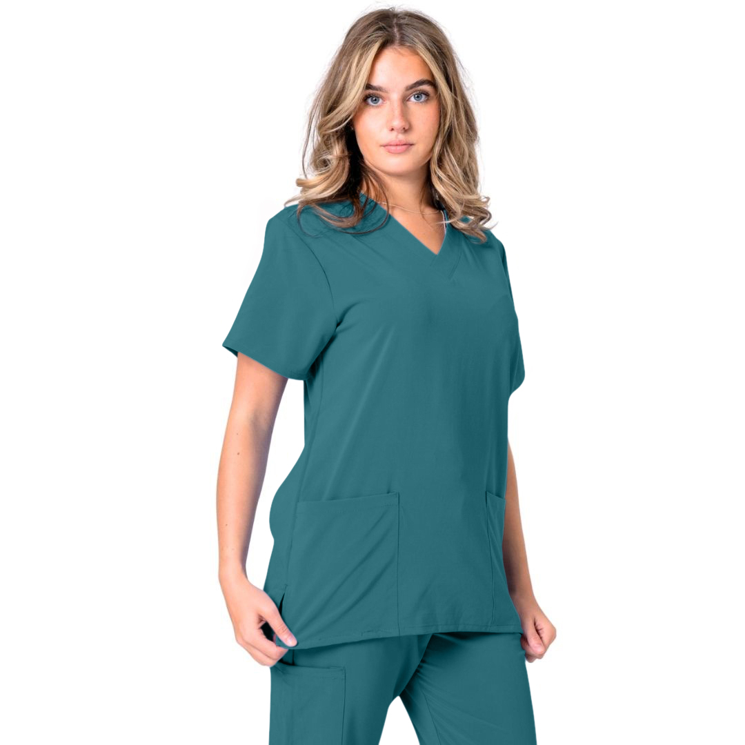 Banu Unisex Scrubs Set - 7 Pocket Medical Scrubs for Women and Men | Nurse Scrub Sets for Women and Men