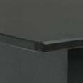 thumbnail image 2 of vidaXL Garden Dining Table Black 150x90x74 cm Steel and Glass, 2 of 5