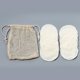 thumbnail image 3 of 12 Uds almohadillas desmaquillantes faciales almohadillas de algodón reutilizables almohadillas de lactancia para limpieza de la piel de fibra de bambú, 3 of 5