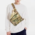 thumbnail image 3 of A38 Camuflaje Al Aire Libre Bolso Cruzado Izquierdo Almacenamiento Digital Bolso Pecho Impermeable Bolso Hombro (camuflaje) Camuflaje CP, 3 of 9