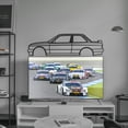 thumbnail image 3 of LaModaHome E30 M Tech II Coupe Metal Silhouette Wall Art, 3 of 5