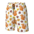thumbnail image 5 of Naloa Cartoon Squirrel Men's Beach Shorts, Surfing shorts, Swim trunks, Quick Dry Swim Trunks for Surfing Beach Fun - XX-Large, 5 of 9