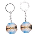 thumbnail image 1 of Llavero Con Foto, Llavero Con Foto, Cadena De Metal, Regalo, 2 Llaveros De Doble Cara Para Recuerdo De Fiesta De Boda, 1 of 7