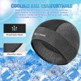 thumbnail image 2 of West Biking Breathable Moisture Wicking Skull Caps, Men's Beanie Cap, Gray, 2 of 9