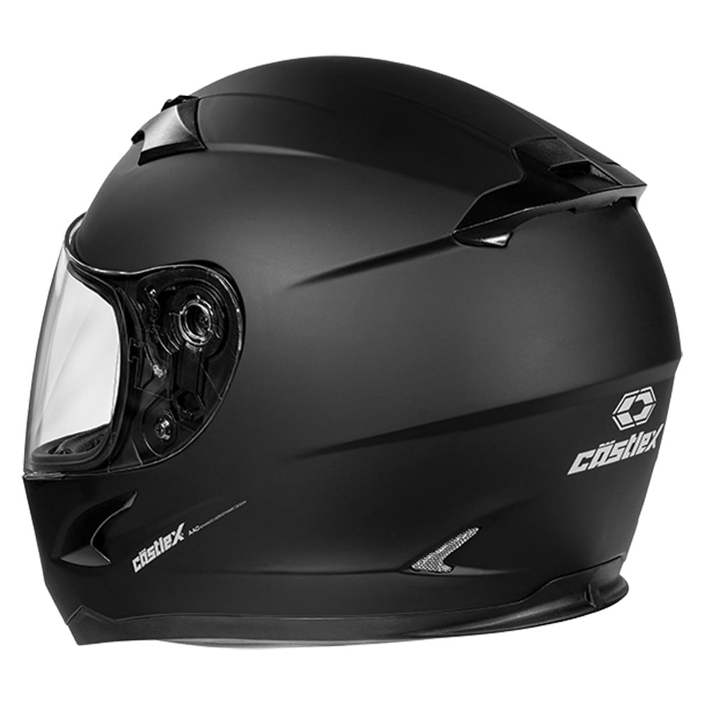 Castle X, 35-9088, Youth Full Face Helmet - Single Lens - DOT Approved - CX360 - Solid Matte Black - X-Large