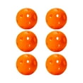 thumbnail image 4 of funtasica Indoor Pickleball Balls Golf Hollow Ball 26 Holes Pickle Balls for Sanctioned Tournament Play Pickleball Accessories Training Orange 6pcs, 4 of 8