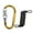 Golden, variant on Yokua Carabiner Clip with Combination Lock, Heavy Duty Locking Carabiner Anti Theft