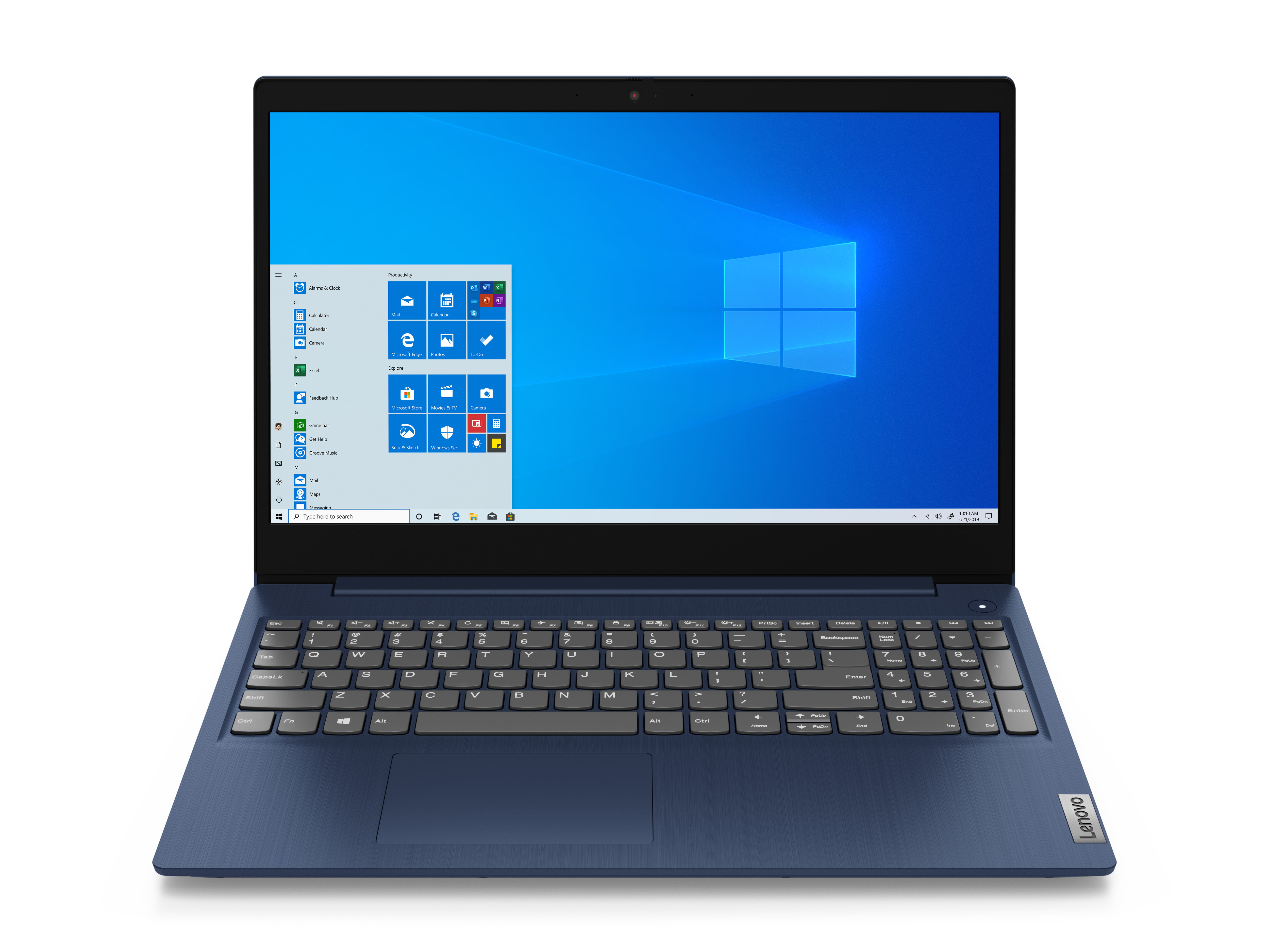 Lenovo IdeaPad 3 15" Laptop, Intel Core i5-1035G1 Quad-Core Processor, 8GB Memory, 256GB Solid State Drive, Windows 10, Abyss Blue, 81WE00ENUS - image 5 of 16