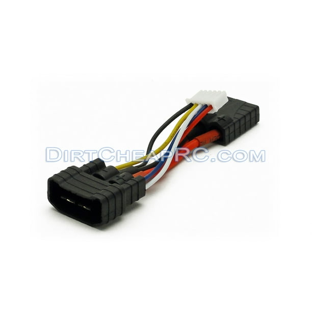 4S Traxxas ID Male Plug to Traxxas TRX Female w/ 4S JST-XH Balance Plug: Battery Charger Cable
