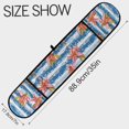 thumbnail image 3 of Dailycode Double Sided Oven Mitt with Loop Heat Resistant Kitchen Long Potholders 7" x 35" Lily Flowers on Stripe, 3 of 6