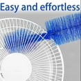 thumbnail image 6 of 3 Pcs Cobweb Duster Bendable Fan Duster Plastic Dust Cleaner Microfiber Head Ceiling Brush Reusable Dirt Remover for Fan, 6 of 8