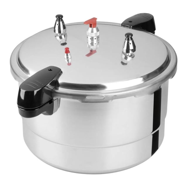Olla Express® Ekco de 23 litros Hecha de Aluminio Con 6 Sistemas de Seguridad Ekco 38748