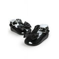 thumbnail image 4 of Newborn Baby Girls Crib Shoes Shiny Mirror PU Leather Bow Buckle First Walkers Soft Soles Non-slip Footwear 0-18M, 4 of 5