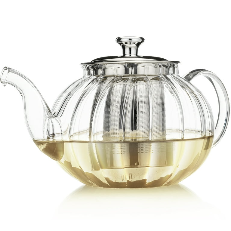 Teabloom Vienna Glass Teapot 24 oz. / 700 ml (1-2 Cups)