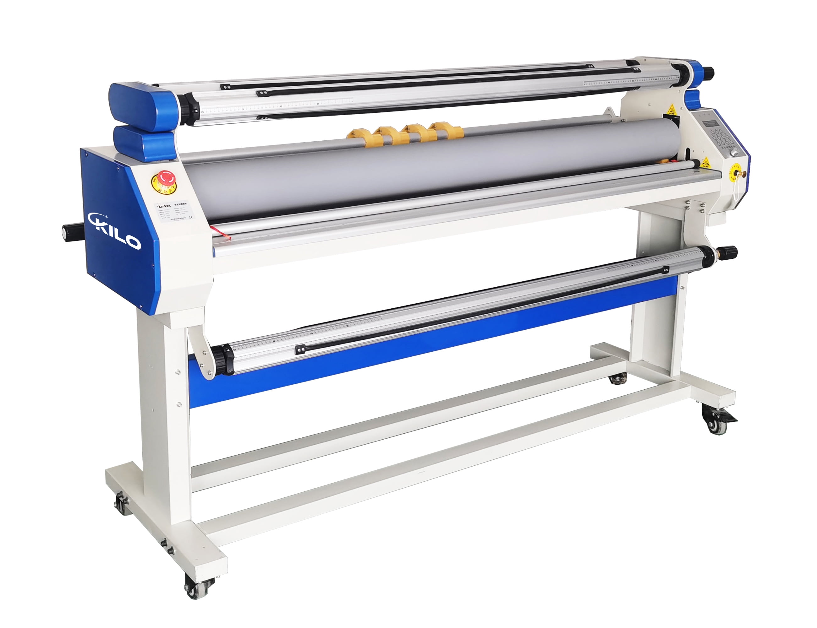 LIVIVOX Full-Auto Cold Laminator Machine with Heat Assisted and Trimmer, 67" Wide Format, Max laminating speed 40 ft/min