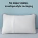 thumbnail image 5 of Cubierta Almohada Enfriamiento 2 Piezas para Tumbos Suaves Durmientes Calientes (gris Inferior) Blanco, 5 of 9