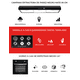 thumbnail image 3 of Combo DISA HOME Parrilla a Gas 6 Quemadores Cristal Templado, Campana Extractora de Pared Negro Mate Disa Home 40-11-0-014, 3 of 8