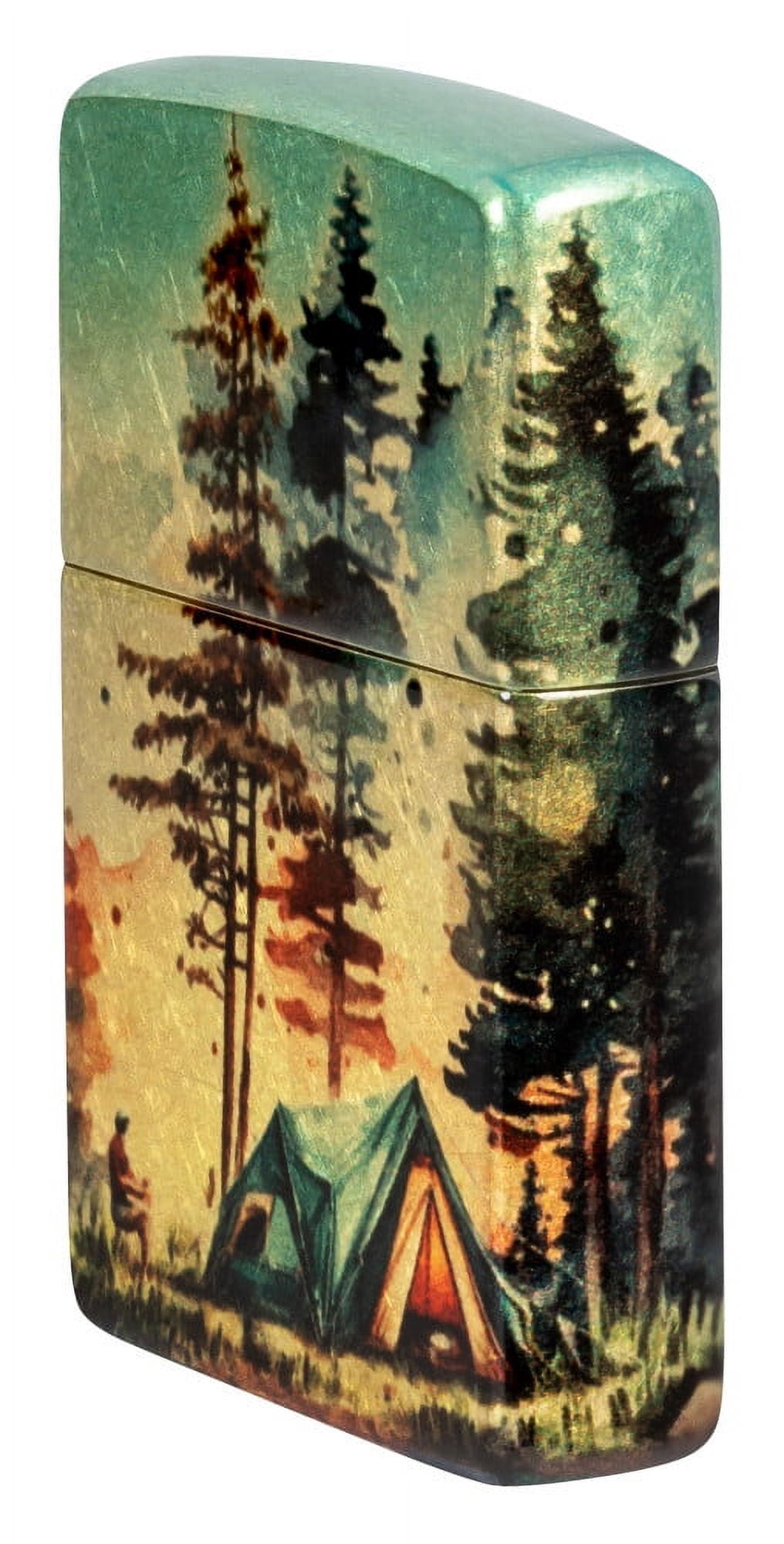 Zippo Off the Grid Design 540 Tumbled Brass Pocket Lighter