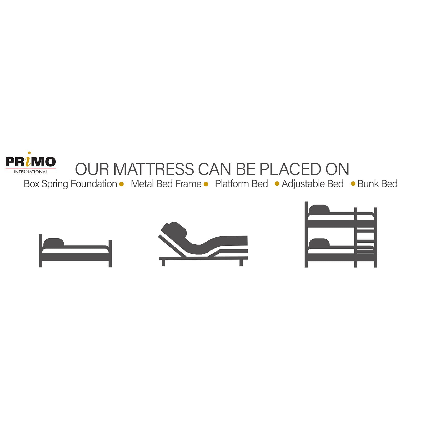 Primo International Doze 6 Inch Gel Memory Foam Mattress - Full, Pink