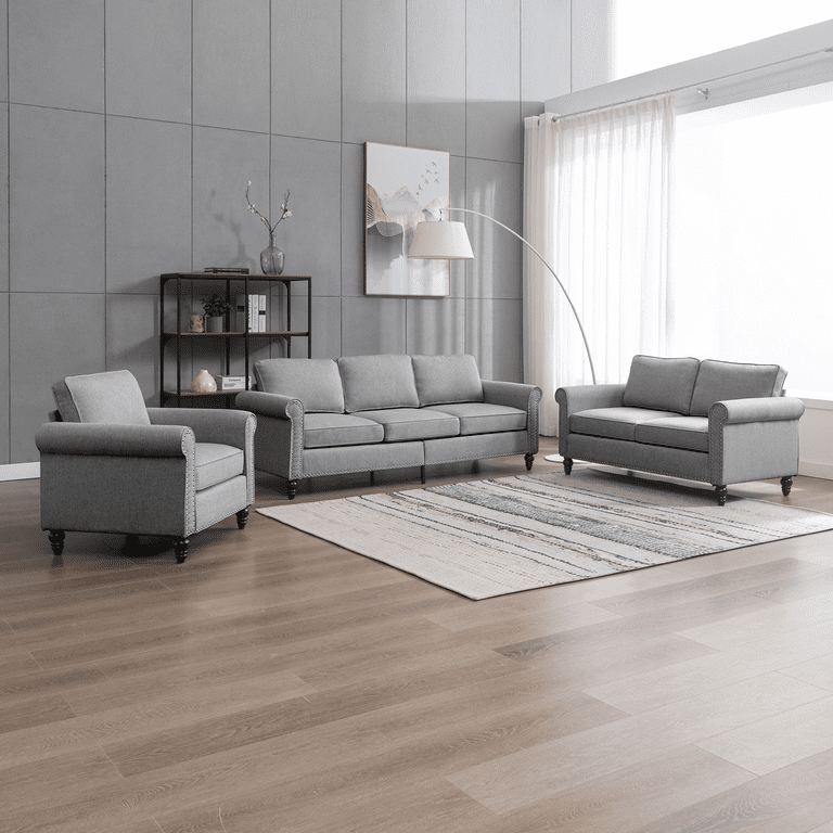 Mjkone Soft Couches Set For Living Room