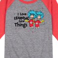 thumbnail image 3 of Cat in the Hat - I Love Learning Things - Kids Raglan, 3 of 6
