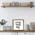 thumbnail image 4 of Laundry Wash And Dry Sign 8x8 Inch, Rustic Farmhouse Decor Home Sign, Wall Decorations Living Room, Modern Farmhouse Wall Decor, Laundry Sign and Laundry Room Decor with Solid Wood Frame, 4 of 5