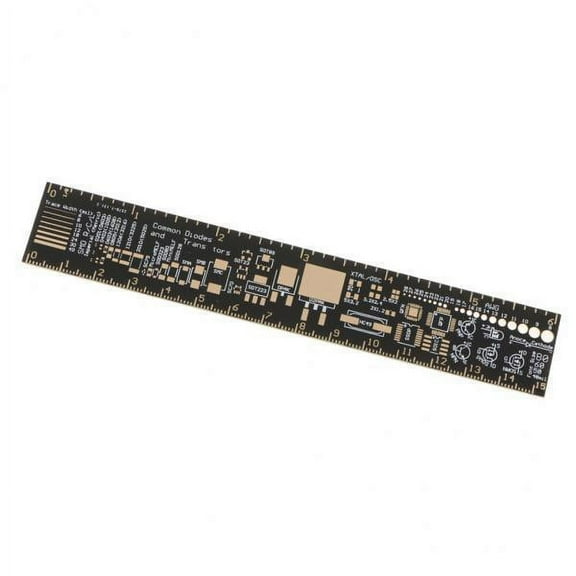 BAOSITY 3xPCB Reference Ruler 6" 15cm Packaging Unit for Electronic Engineers