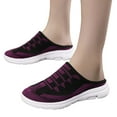 thumbnail image 6 of IUJSOY Slip on Mules for Women Knit Mesh Clogs Lightweight Comfort Walking Shoes Breathable Slippers, 6 of 9