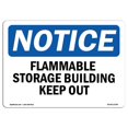 thumbnail image 1 of SignMission OS-NS-A-710-L-12780 7 x 10 Po Panneau de Signalisation OSHA - Stockage Inflammable, 1 of 1