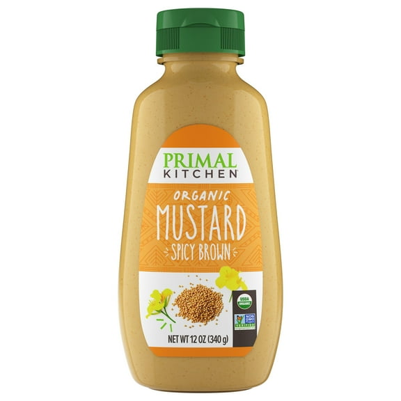Primal Kitchen Organic Spicy Brown Mustard - 12oz