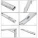 thumbnail image 2 of 2 soportes de estante plegables, soporte de estante triangular plegable de metal resistente y resistente, ahorro de espacio para mesa de banco con tornillos, 2 of 5