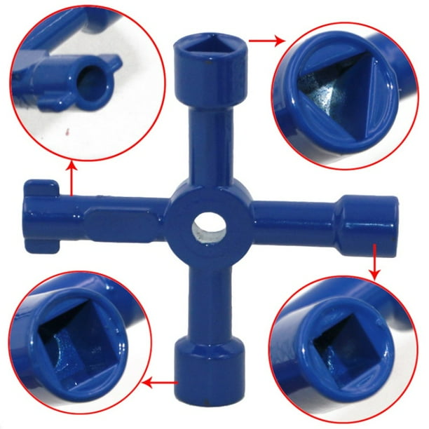 Universal 4Way MultiFunctional Utilities Key for Electric Water Gas