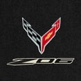 thumbnail image 2 of Lloyd Mats LogoMat Custom-Fit 2PC Frunk/Trunk Carpet Mats for 2023-2026 Chevrolet C8 Corvette Coupe (No E-RAY), Charcoal, 2 of 4
