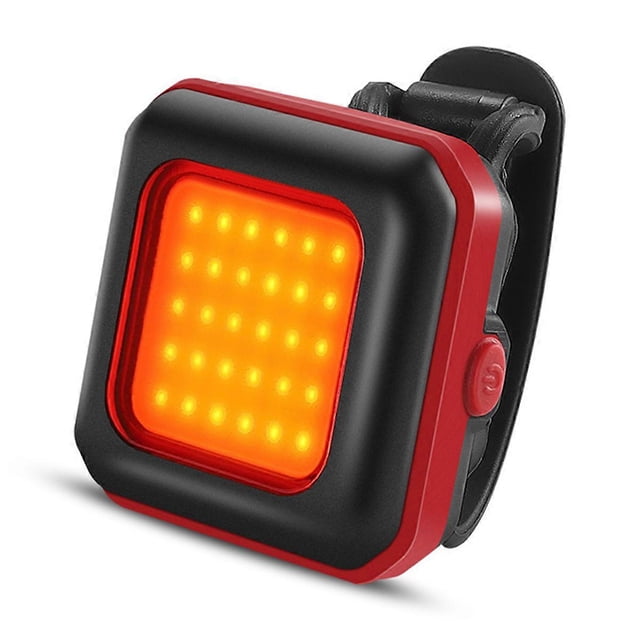 Mountain Bike Headlight Night Riding Front Light USB Rechargeable Ultra Bright Flashlight Tail Warning Red Red Light