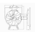 thumbnail image 4 of TYC 610850 Condenser Fan Assembly Radiator Repair Part, 4 of 4