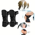 thumbnail image 1 of Reayehane Patella Booster Spring Knee Brace, Suitable For Mountaineering, Squat And Skiing (Black ), 1 of 5