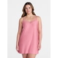 thumbnail image 2 of Joyspun Women’s Dreamy Soft Collection Lace Front Knit Chemise, Sizes XS-3X, 2 of 6