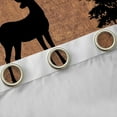 thumbnail image 4 of Feelyou Deer Animal Black Out Curtains, Retro Countryside Curtains Pack of 2 (42x63 Each), 4 of 6
