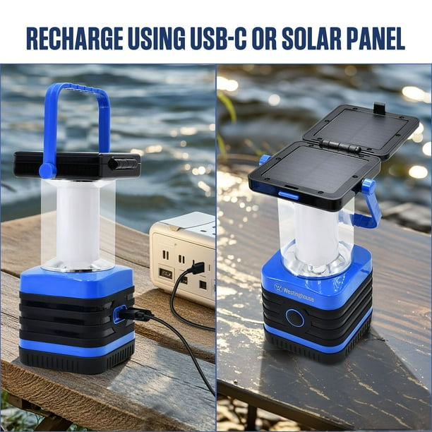 Westinghouse 1000 Lumen Solar Rechargeable LED Portable