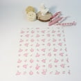 thumbnail image 5 of 50 Pcs Wax Paper for Food, Waterproof Oil-proof Parchment Paper Sheets, Wax Paper Sheets Deli Paper Sandwich Wrap Candy Cookies Wraps with Rabbit Egg Flowers Pattern for Kitchen Handmade Food (C), 5 of 9