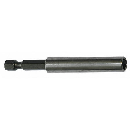 Apex Tool 1/4 in Hex Bit Holder, 1/4 in Hex Power Drive Shank, Overall Bit Length: 3 3/32 in - M-497-1PK