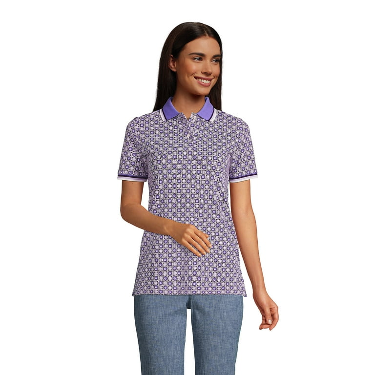 Lands' End Women's Short Sleeve Cotton Poplin Pajama Shirt : Target