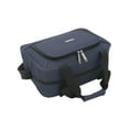 Wrangler 2pc Expandable Rolling Carryon Luggage Set, Navy