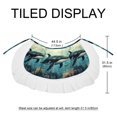 thumbnail image 5 of Whale Women's Chiffon Summer Beach Dress with Polyester Straps - for the Summer Heat, 5 of 6