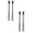 Z+Black, variant on VKQNRGS 2 Pcs Tiny Whisk, Whisk Tool, Multifunctional Small Whisks for Cooking, Mini Whisk, Mini Small Wisk for Blending, Whisking, Beating Ingredients, Mixing Sauces,White