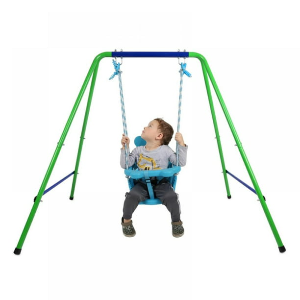 Popvcly Outdoor Kids Swing Set Heavy, Outdoor Child Swing Frame