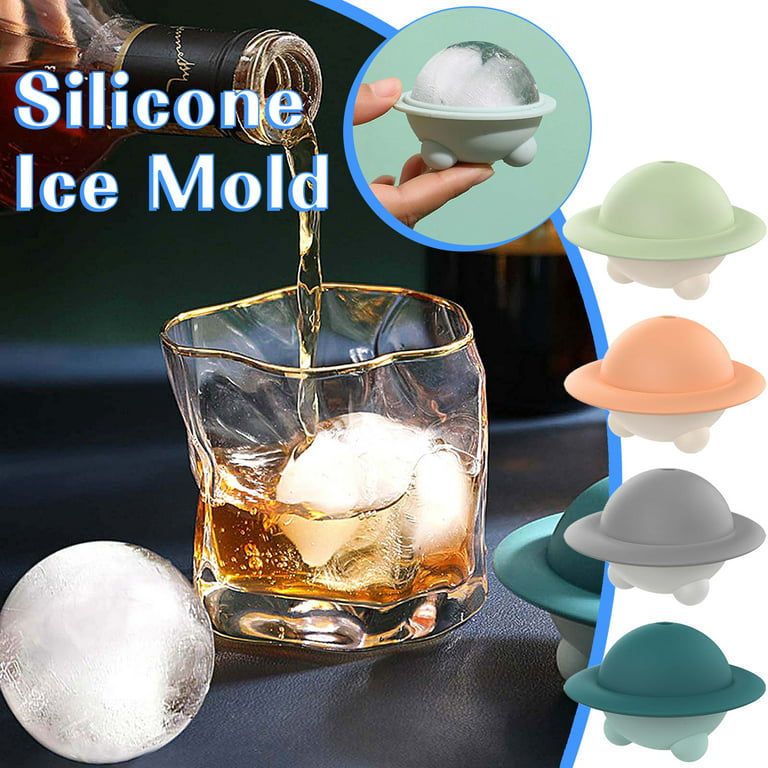 Wovilon Ice Cube Tray Ice Lattice 1Pc Kitchen Silicone Mold Ice