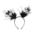 thumbnail image 3 of Diadema de Halloween Fernando accesorios de maquillaje para mujeres tocados negro, 3 of 8